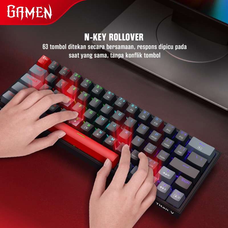 Mechanical Keyboard with Blue Switches